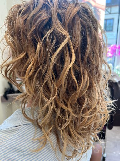 Beispiele Frisuren Locken Nachher