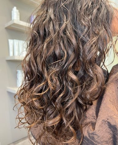 Beispiele Frisuren Locken Nachher