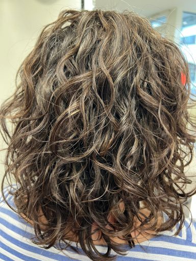 Beispiele Frisuren Locken Nachher